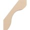 Ekena Millwork 3-inch W x 14-inch D x 18-inch H Stanfield Rough Cedar Woodgrain TimberThane Knee Brace, Primed BRCUR03X14X18STARCPR - alternate 4